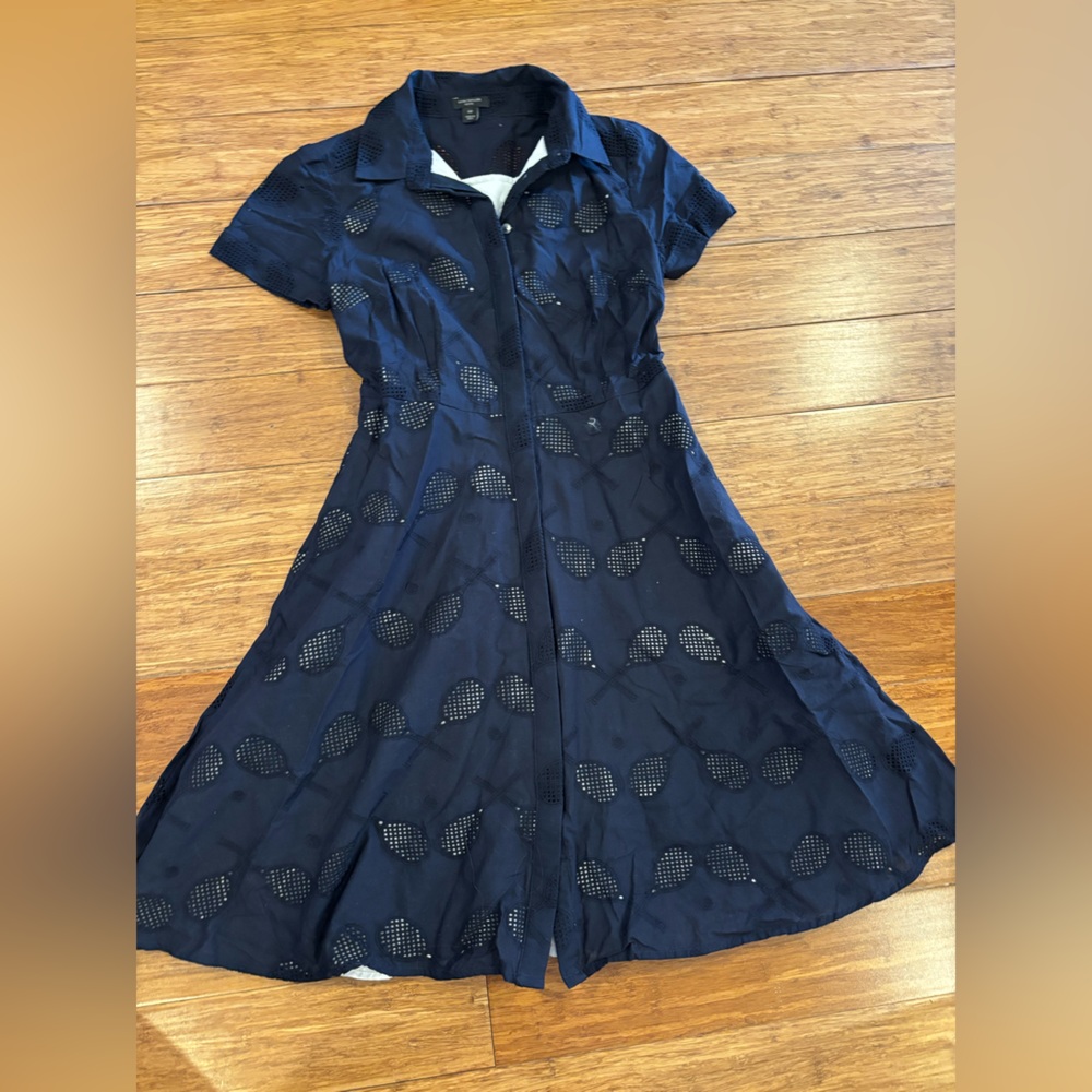 EUC Ann Taylor Tennis Print Dress